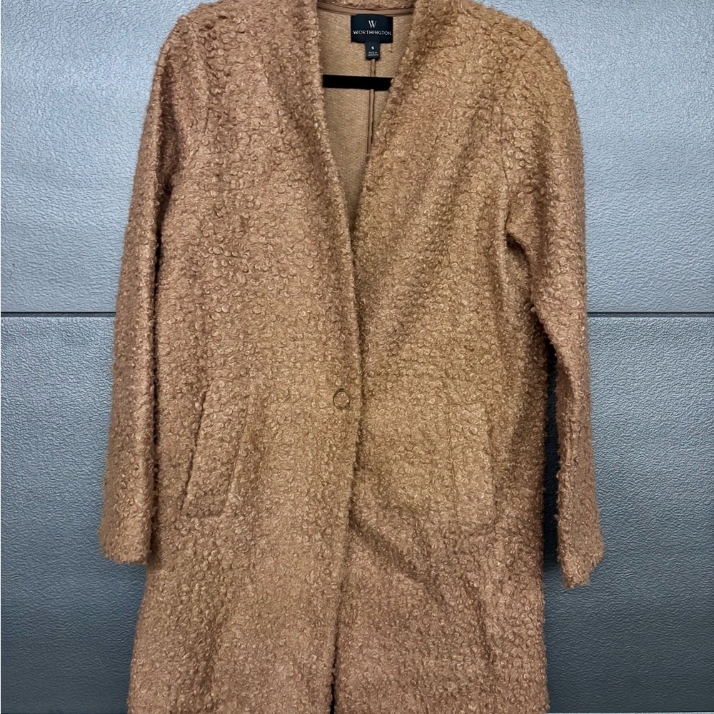 Worthington Tan Teddy Jacket